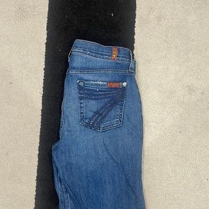 7s dark wash jeans!